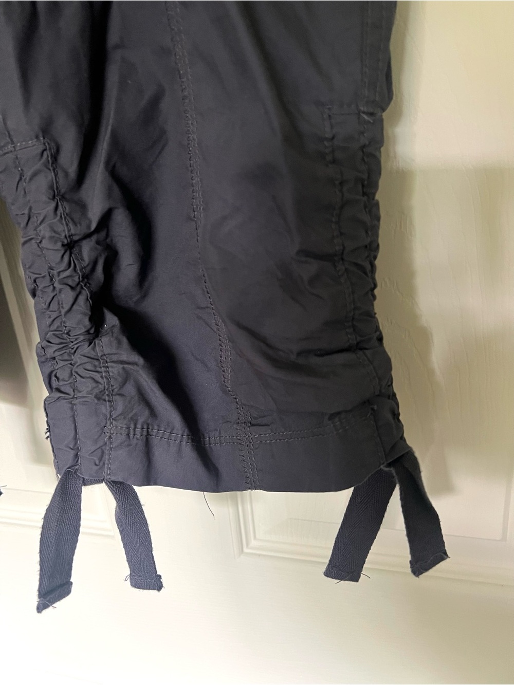 Calvin Klein Performance Blue Grey Cropped Drawstring Capris- S - Picture 4 of 7
